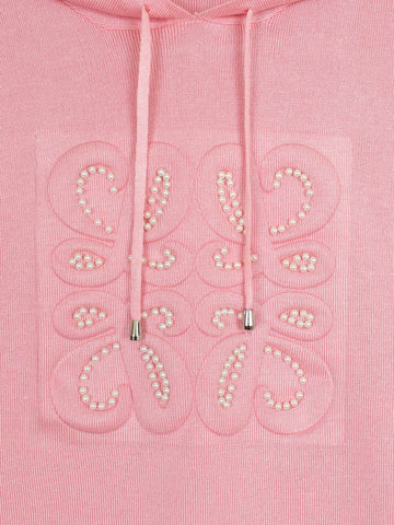 The Lwe Hoodie Knit Co-ord Set (pink)