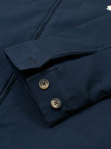Brandahub Cotton Jackets PRL Cotton Twill Jacket (collar) (Navy blue)
