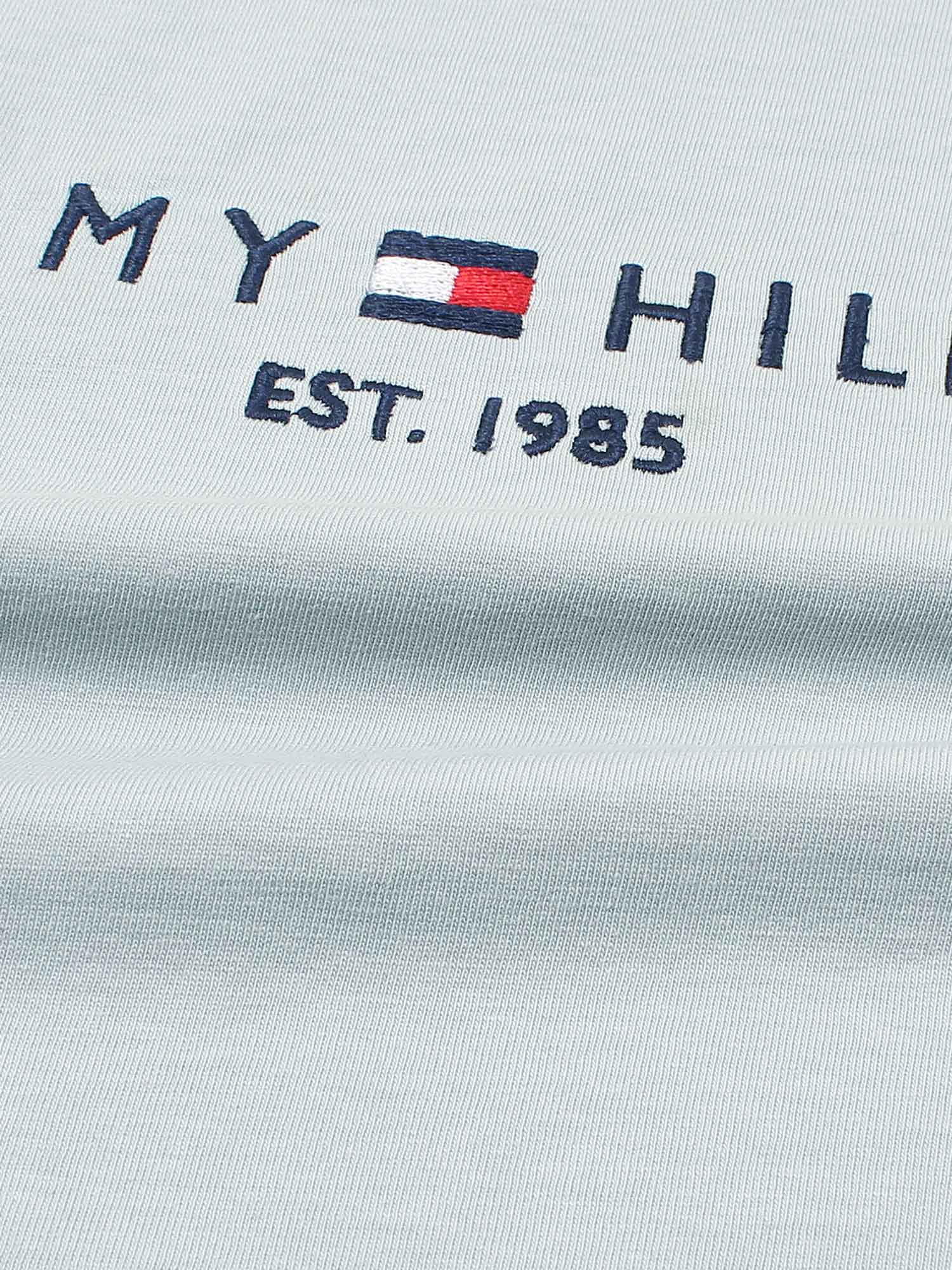 Brandahub T-shirts premium th embroidery t-shirt sky blue