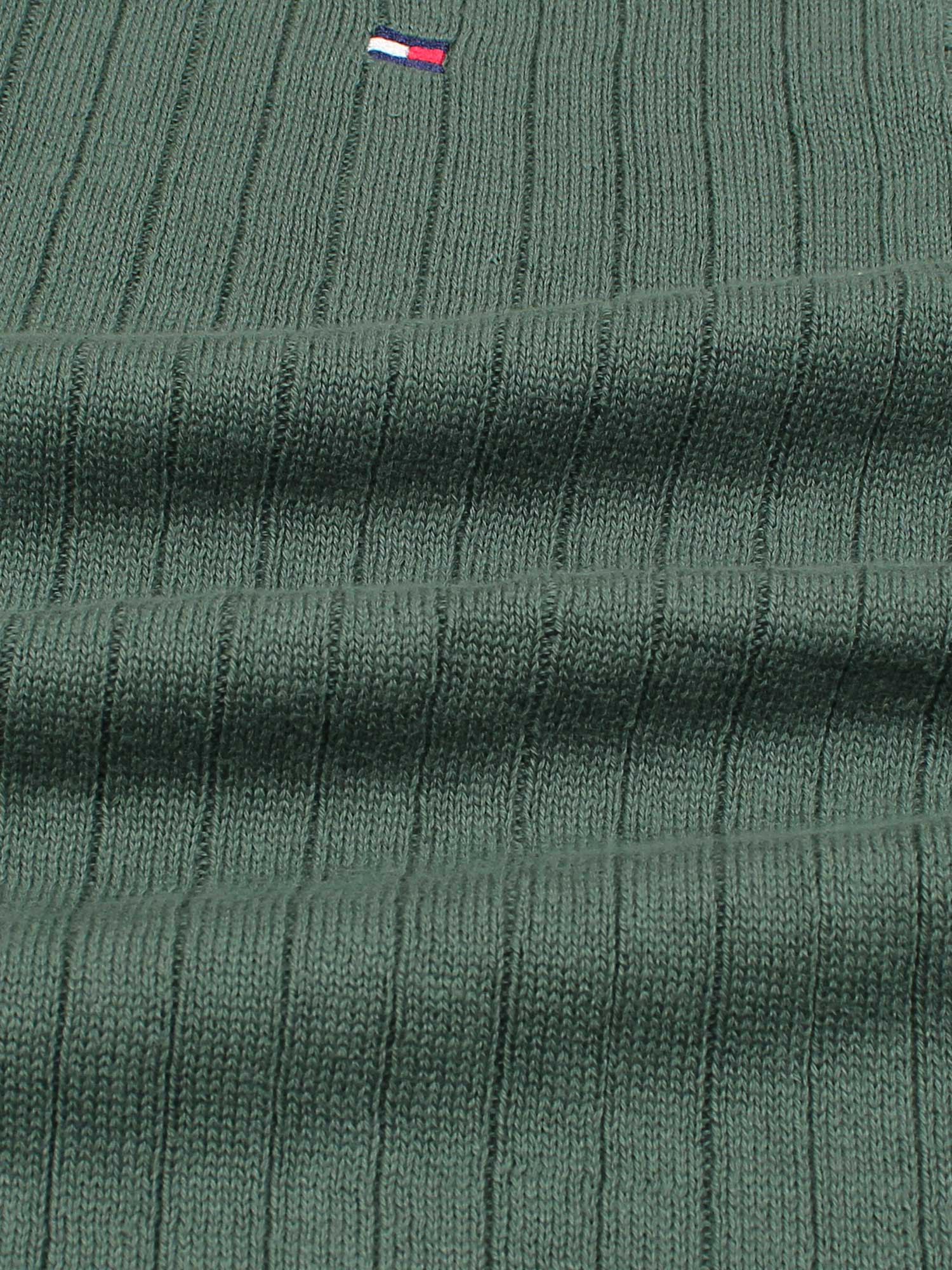 Th knit polo- British green