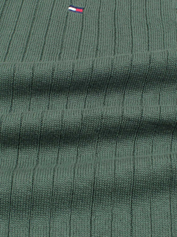 Th knit polo- British green