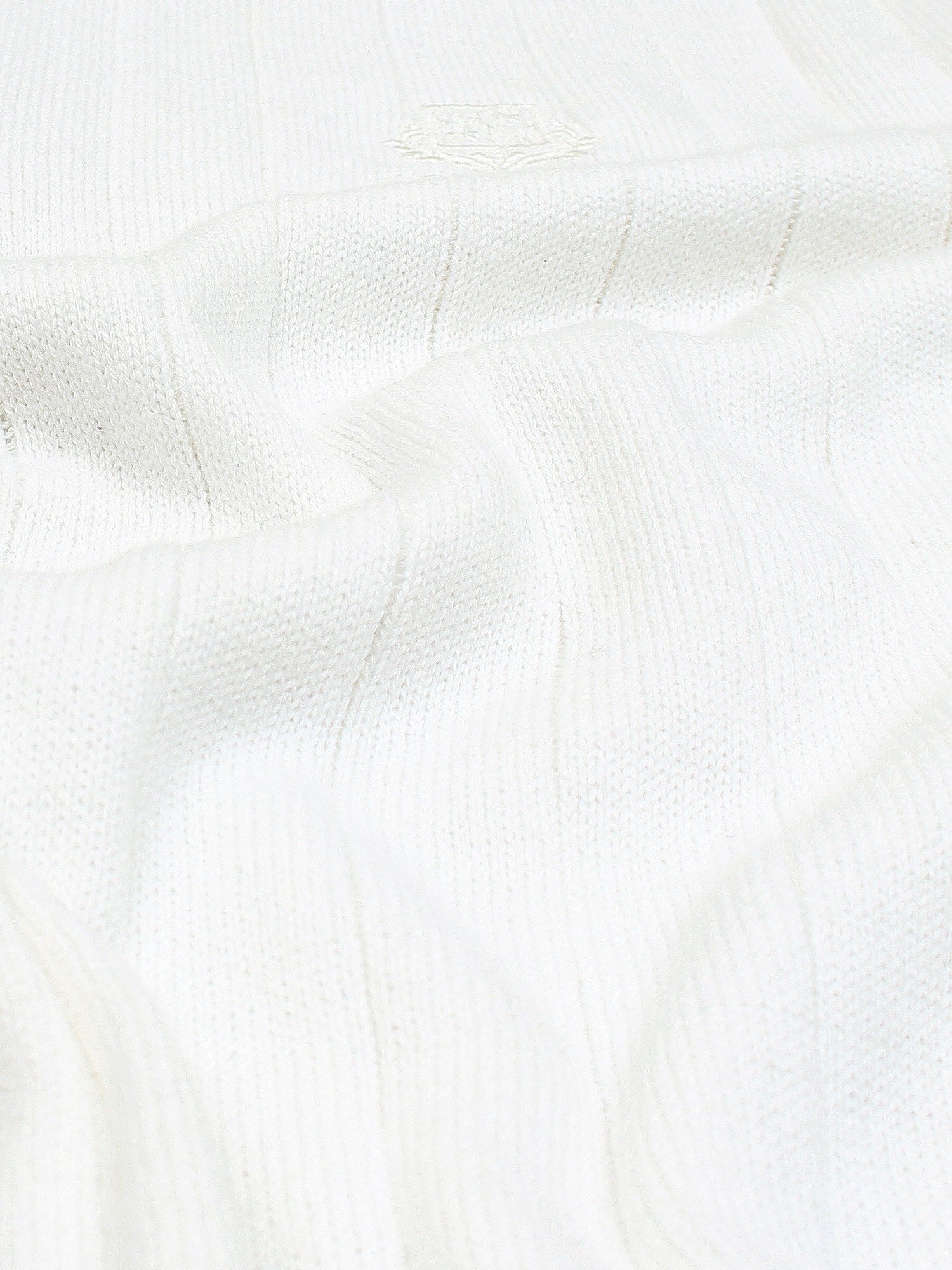 LP knit polo-white