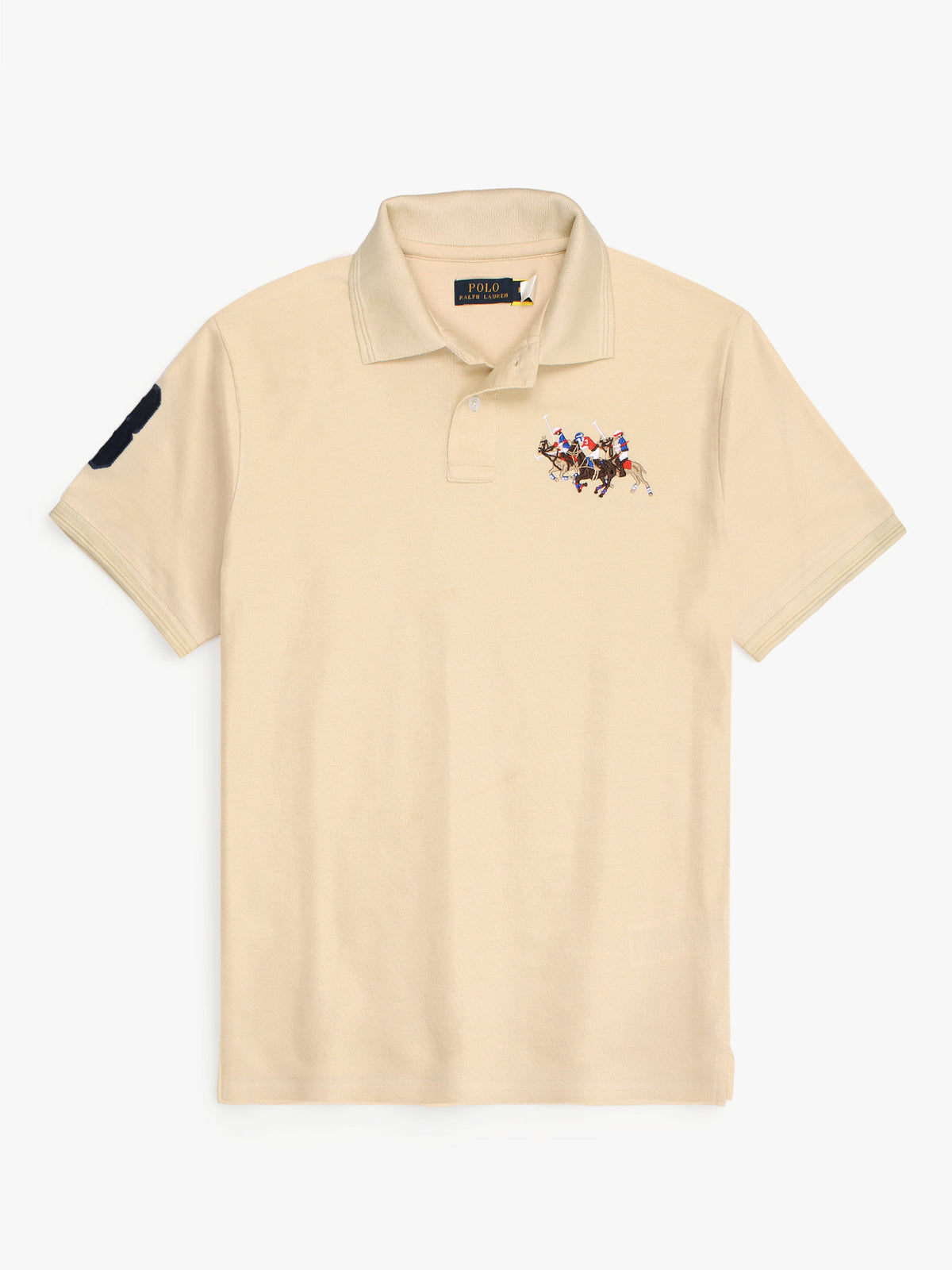 RL triple pony polo- beige