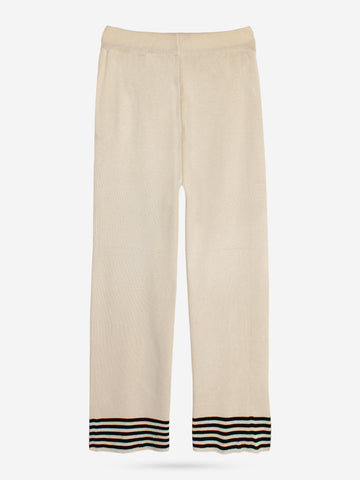 The Metropolis Graphic Stripe 3-Piece Set (Cream)