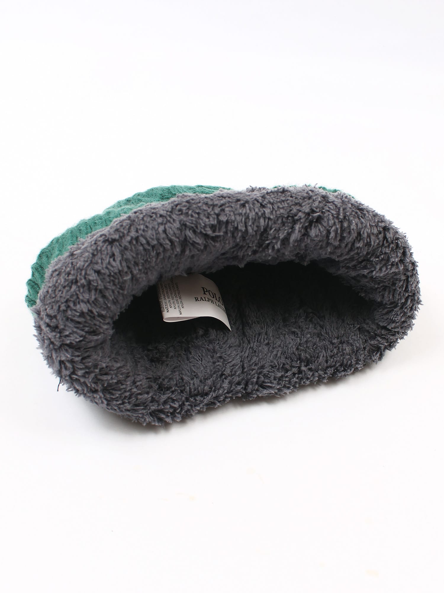 brandahub caps free size Rl Cable Knit Beanie (bottle green)