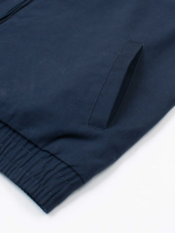 Brandahub Cotton Jackets PRL Cotton Twill Jacket (collar) (Navy blue)