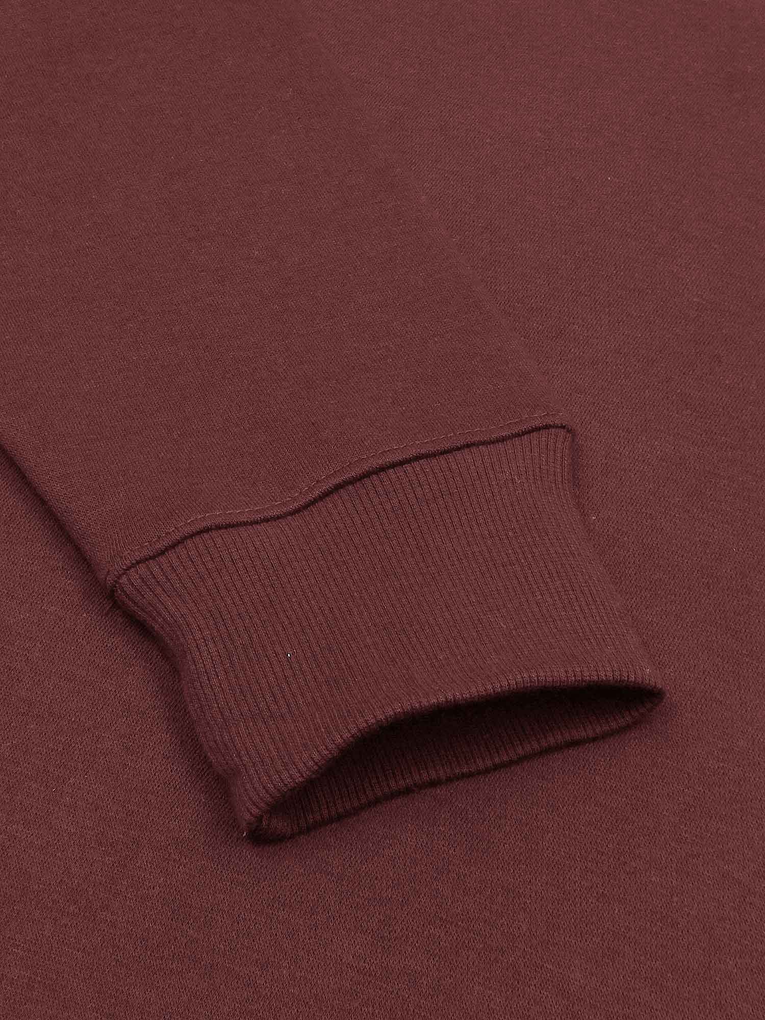 Monc Fleece Sweatshirt (maroon) unisex