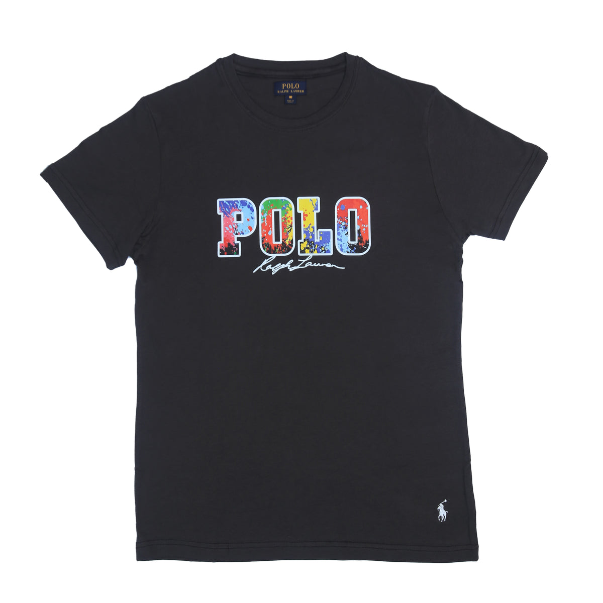 PRL printed T Shirt-Grey - brandahub