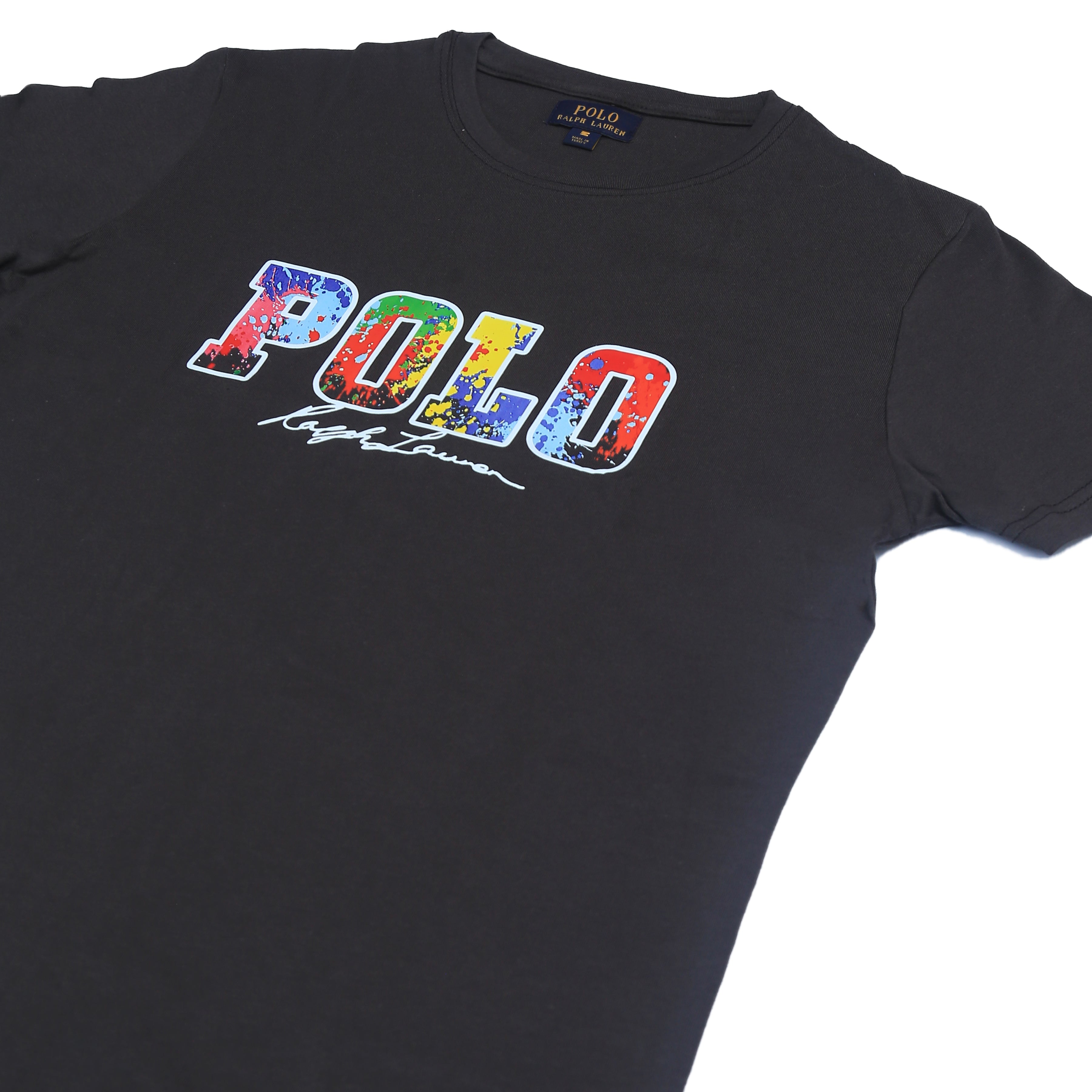 PRL printed T Shirt-Grey - brandahub