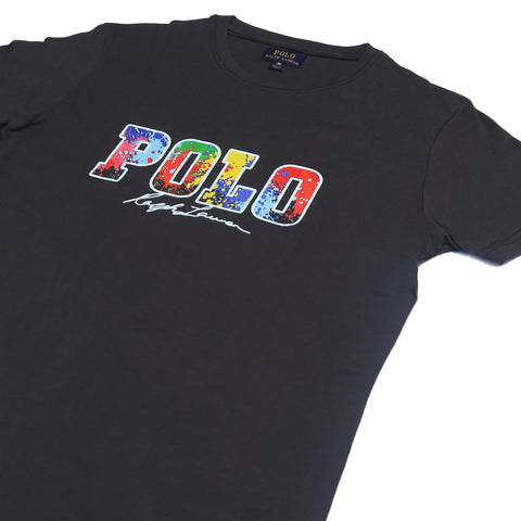 PRL printed T Shirt-Grey - brandahub