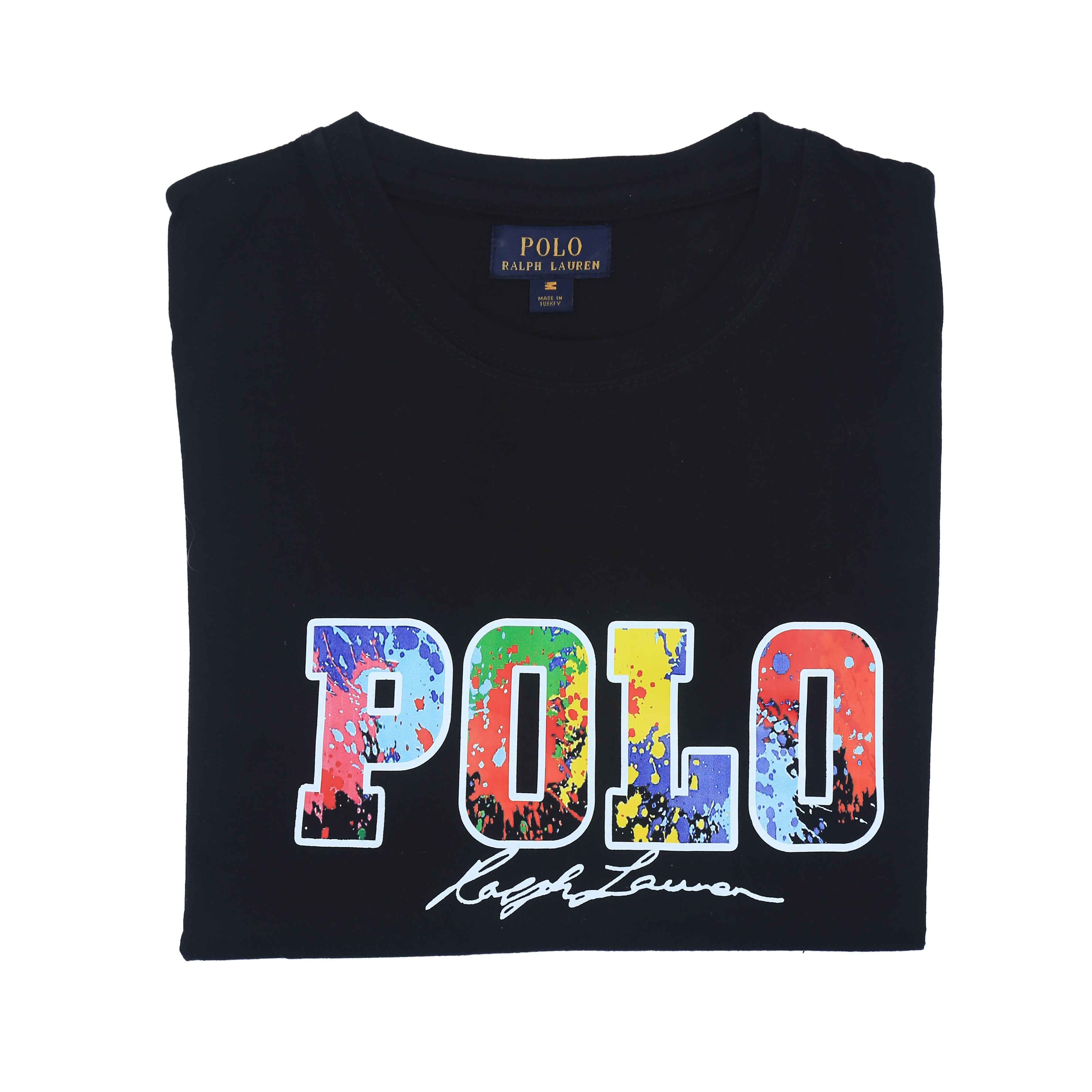 PRL printed T Shirt-black - brandahub