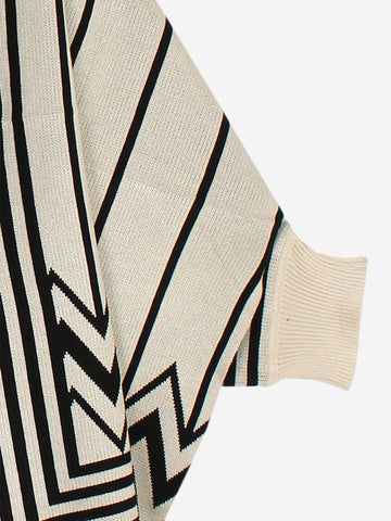 The Metropolis Graphic Stripe 3-Piece Set (Cream)
