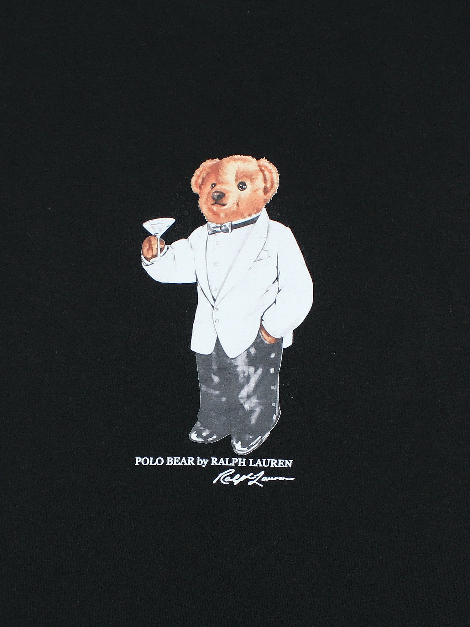 premium Rl Bear Fleece sweatshirt (Black)