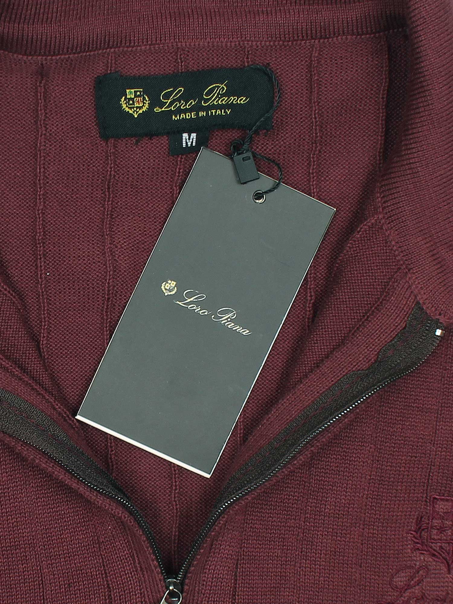 LP knit polo-maroon