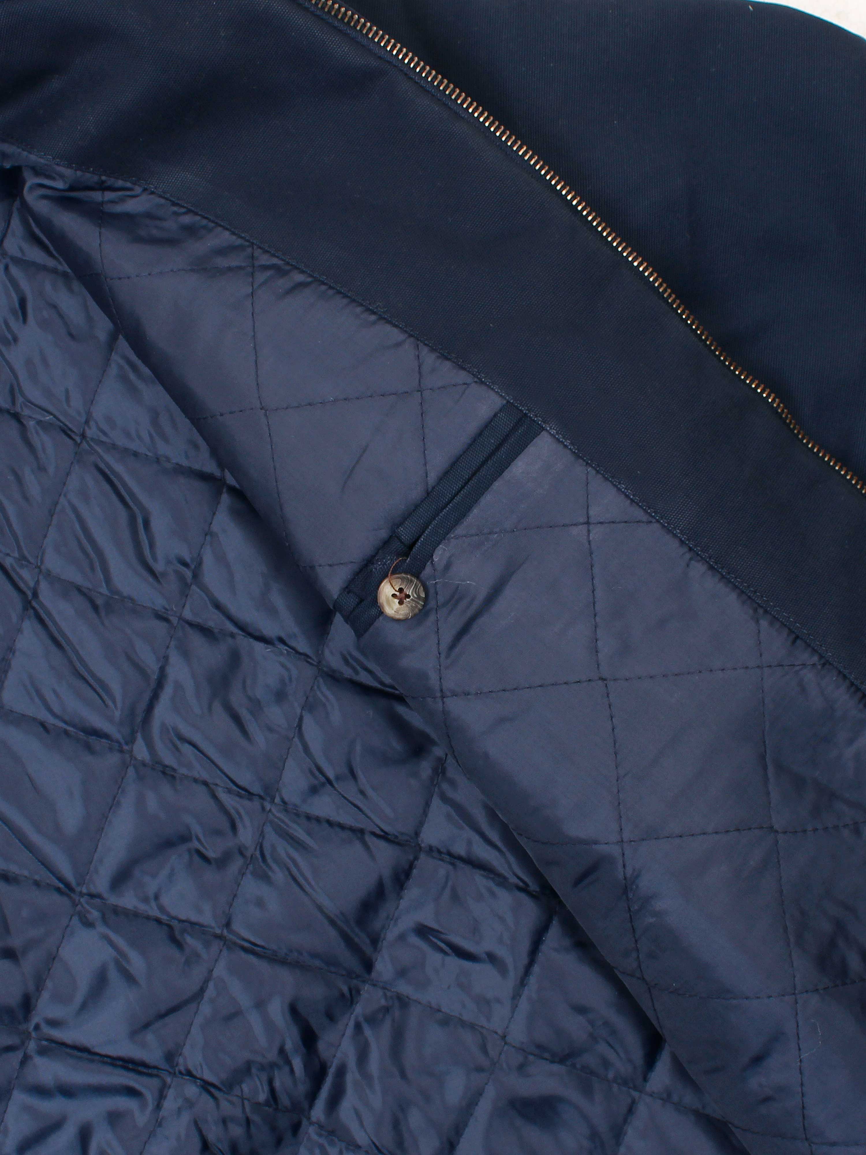 Brandahub Cotton Jackets PRL Cotton Twill Jacket (collar) (Navy blue)