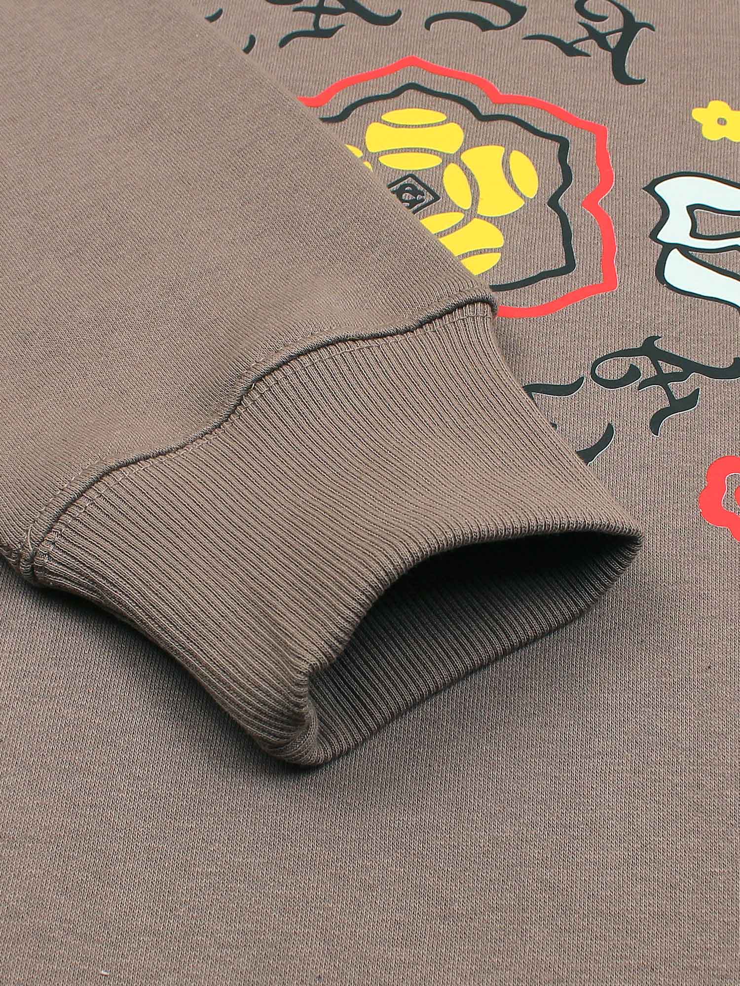 Brandahub sweartshirts The Cb Fleece Sweatshirt (brown) unisex