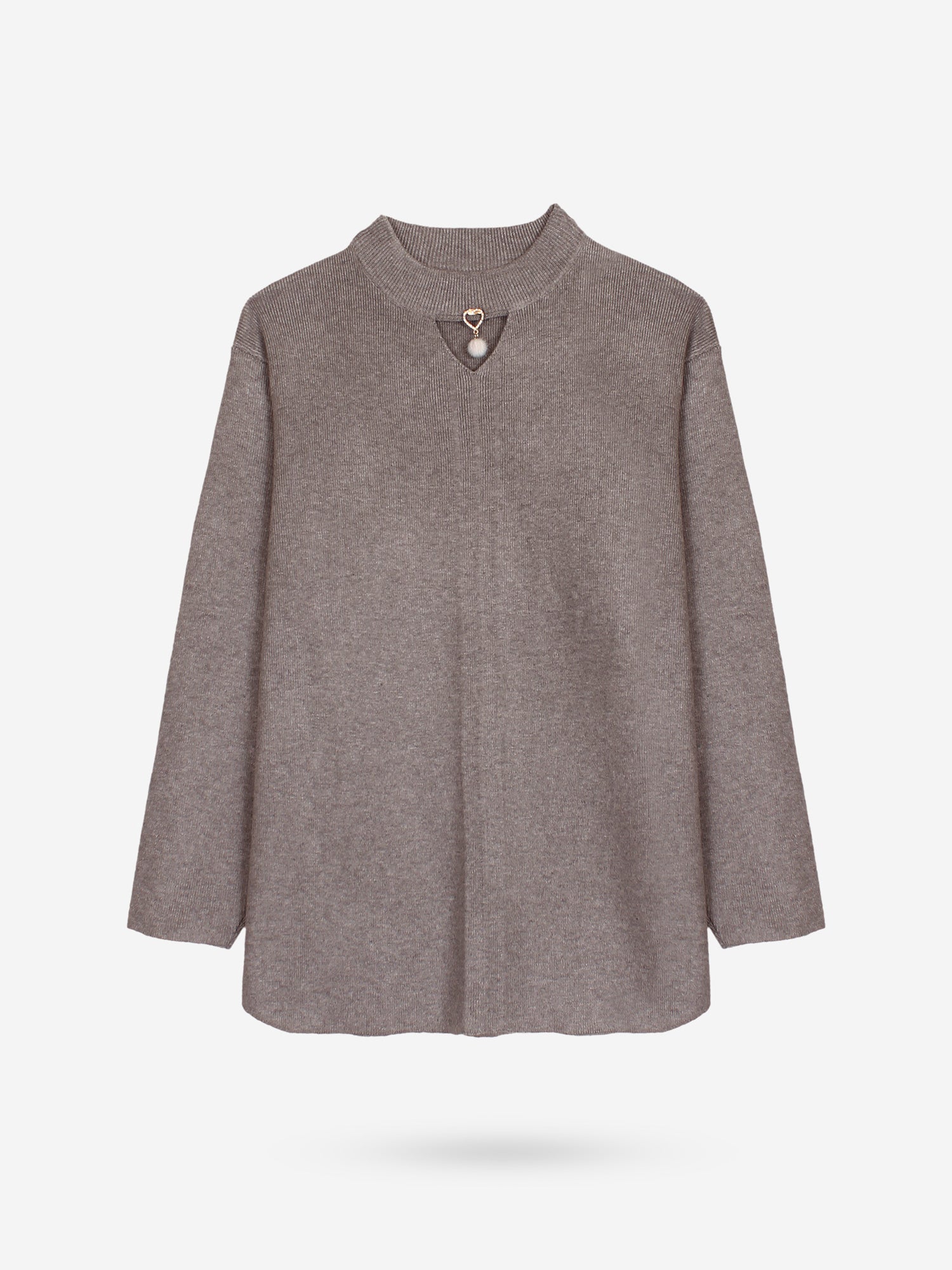 The Sweetheart Ribbed Knit Set (brown)