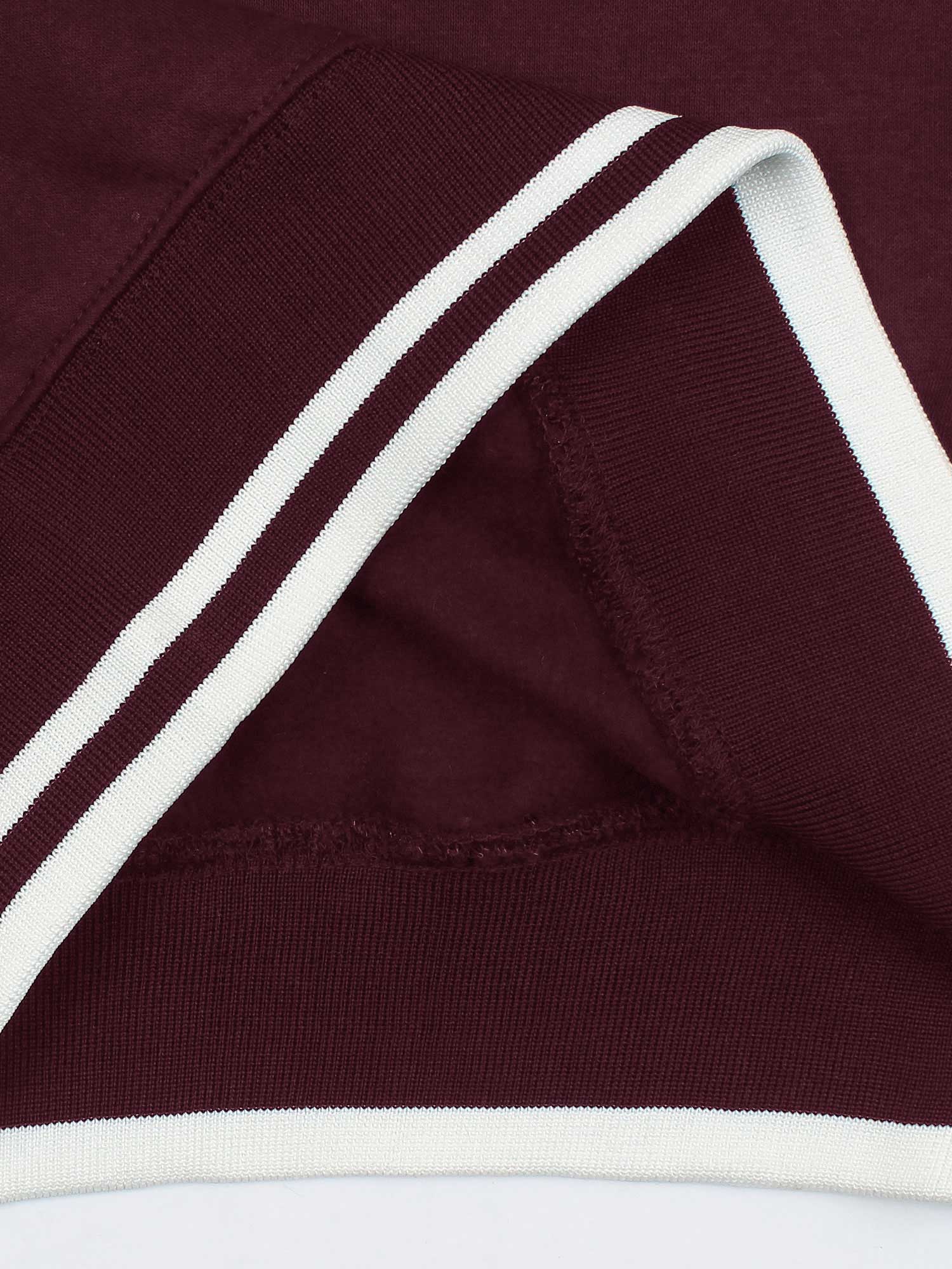 Premium Lst zipper sweatshirt (maroon)