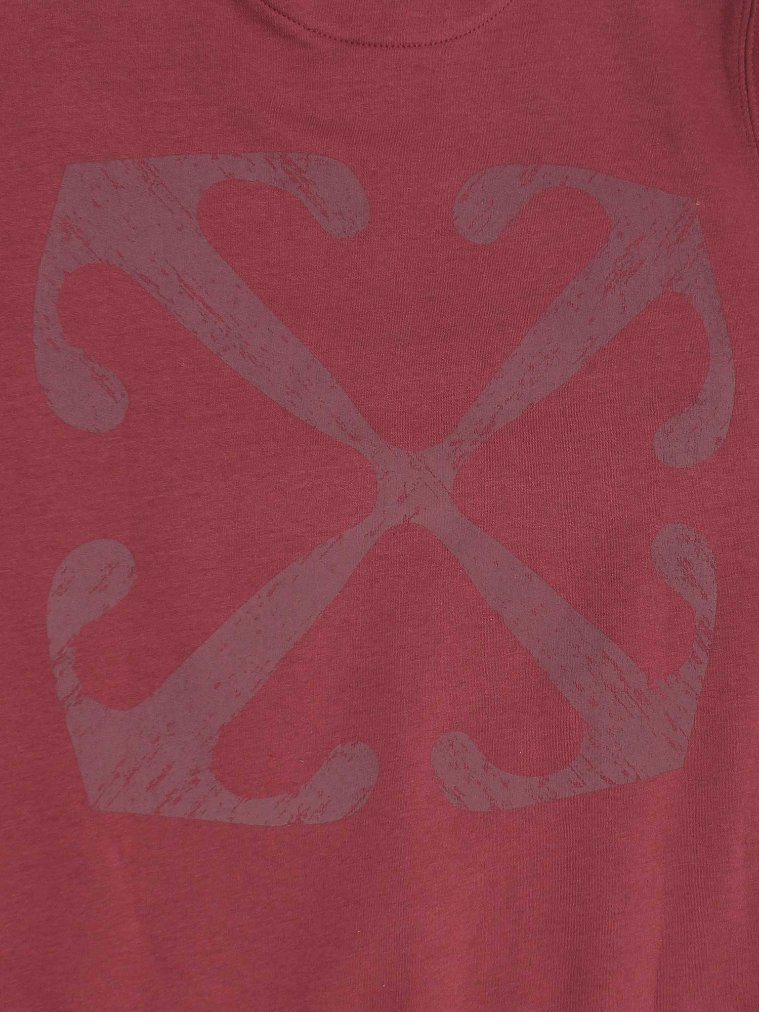 The OFF Fleece Sweatshirt (maroon) unisex