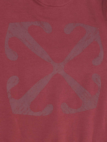 The OFF Fleece Sweatshirt (maroon) unisex