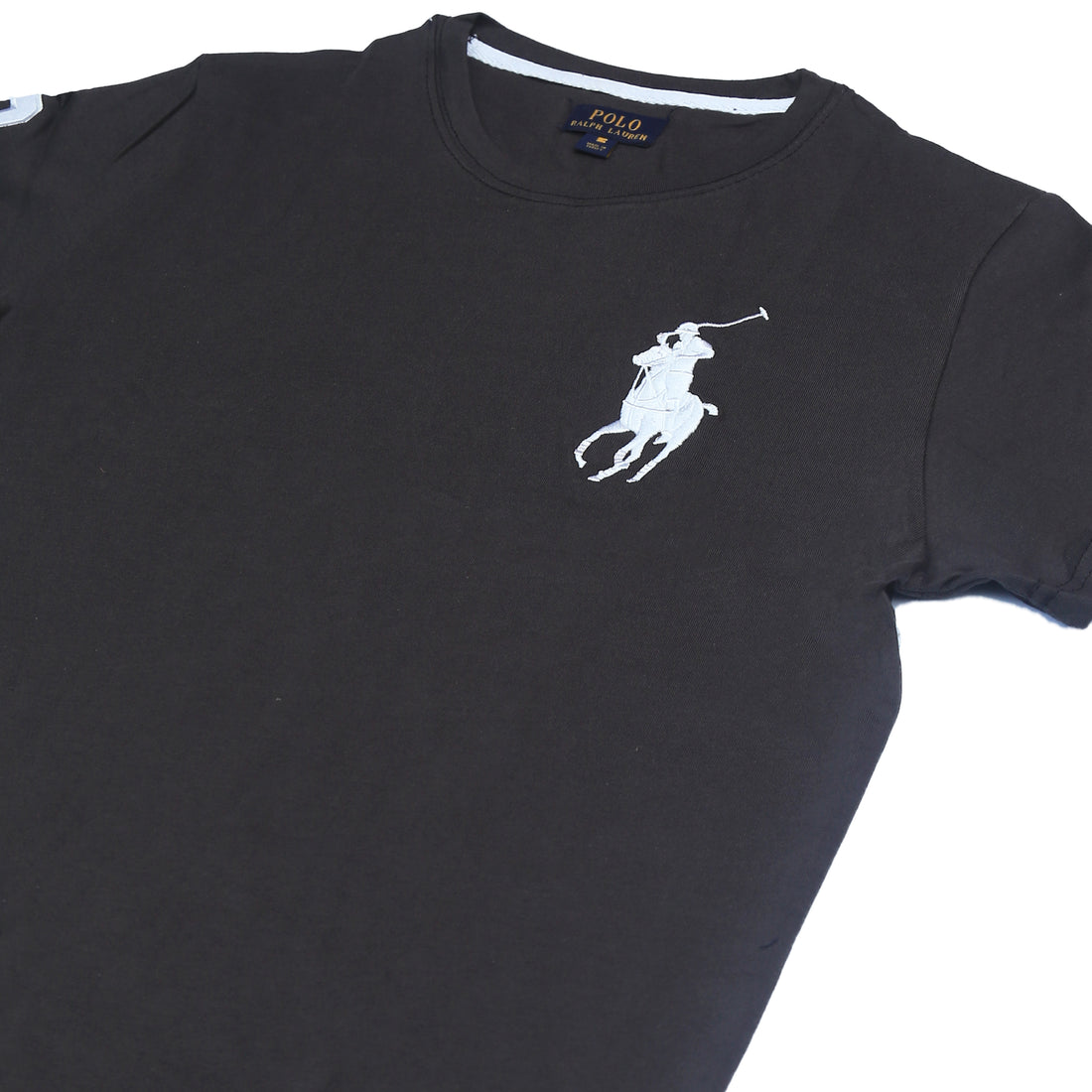 PRL Big Pony T Shirt-Grey