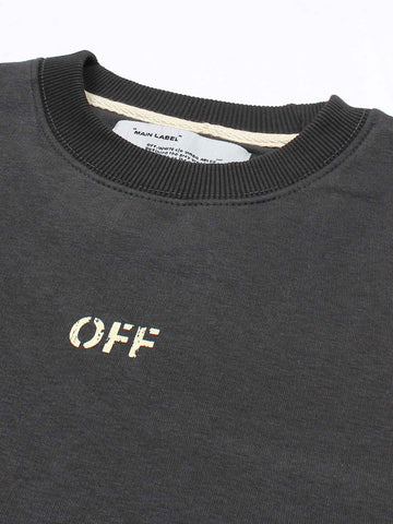The OFF Fleece Sweatshirt (grey) unisex