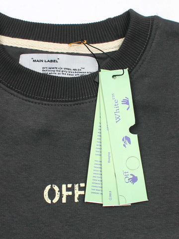 The OFF Fleece Sweatshirt (grey) unisex