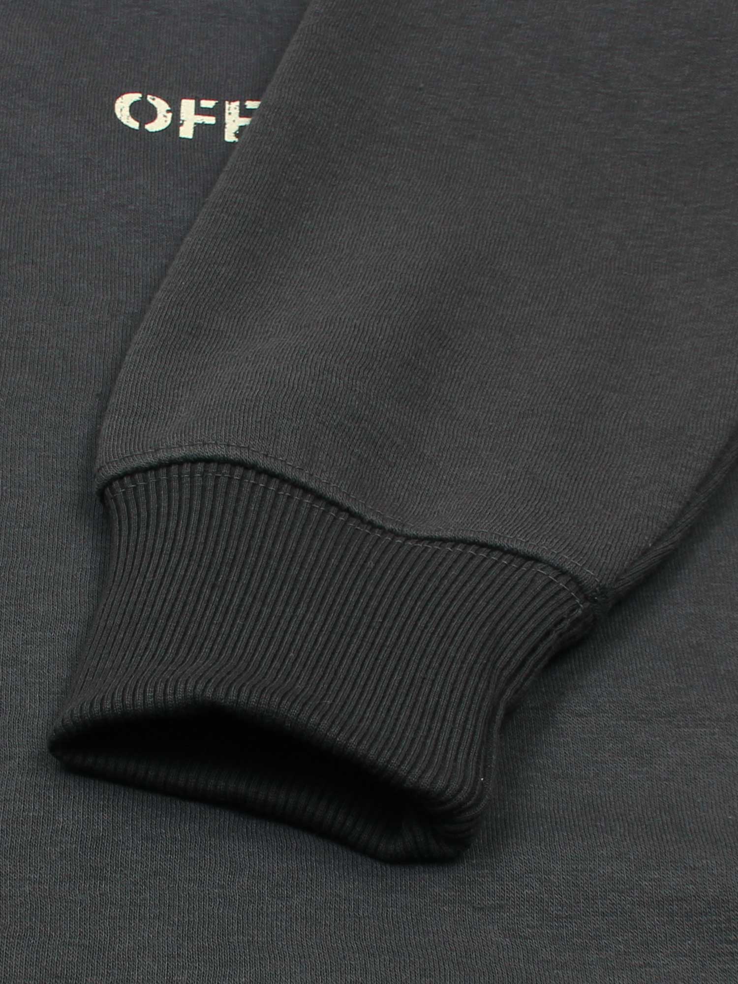 The OFF Fleece Sweatshirt (grey) unisex