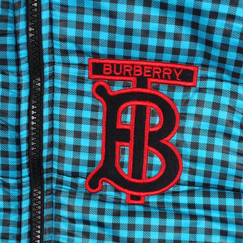 Tb blue check puffer