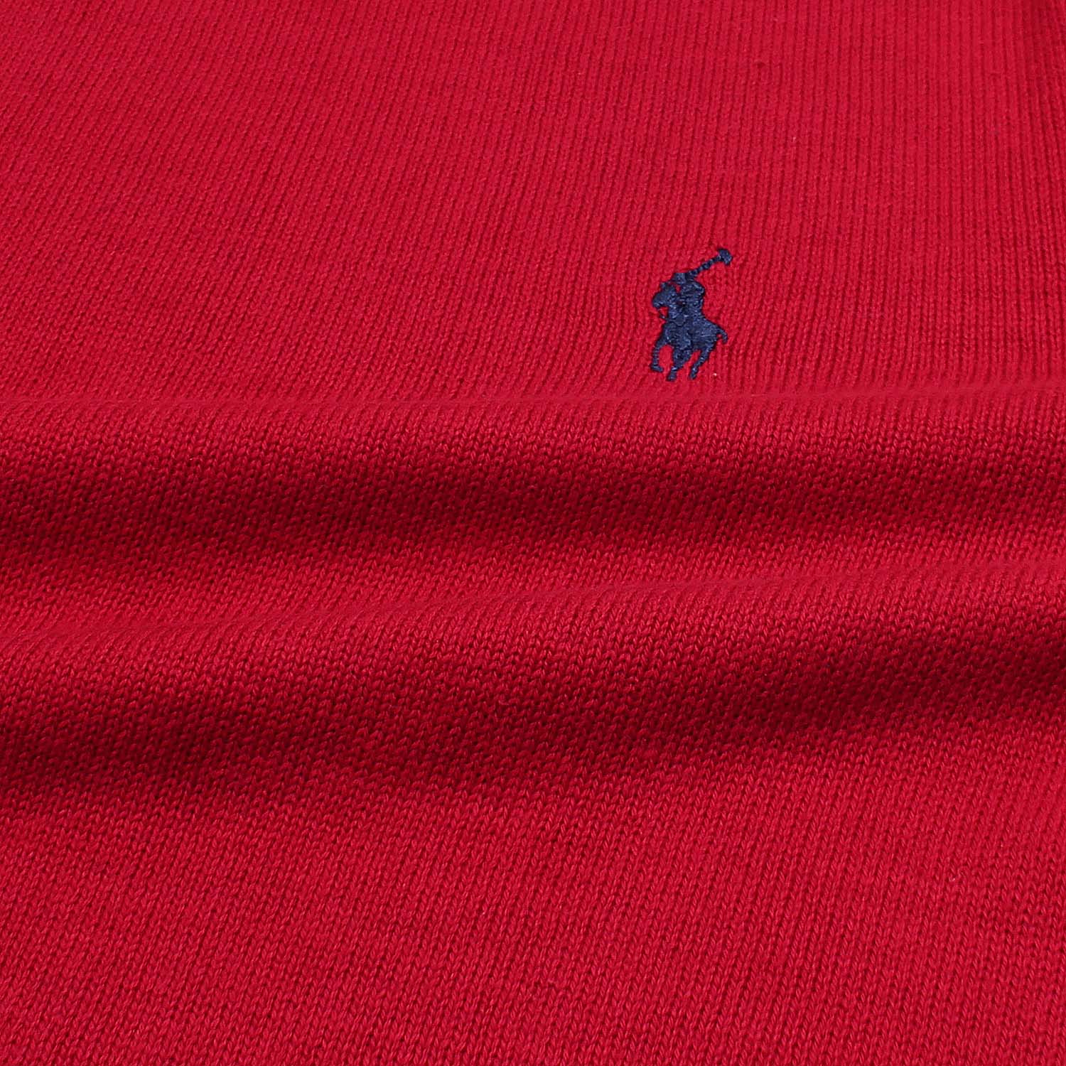RL Crew neck Cotton Sweater (red)