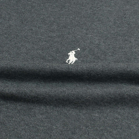 RL Crew neck Cotton Sweater (dark grey)