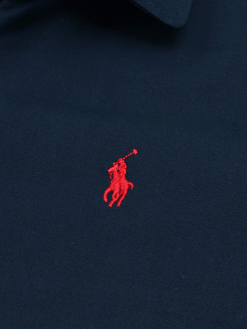 PRL Cotton Twill Jacket (collar) (Navy blue) - brandahub