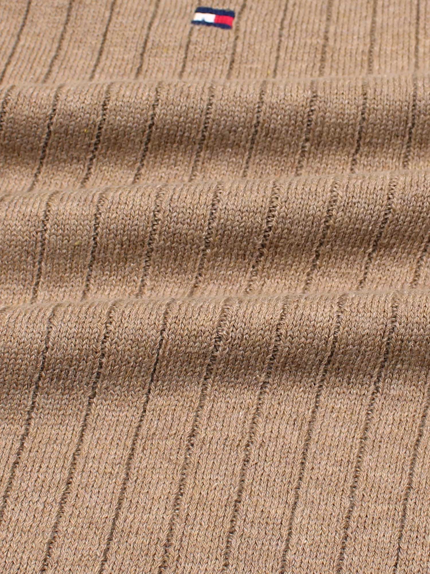 Th knit polo- khaki