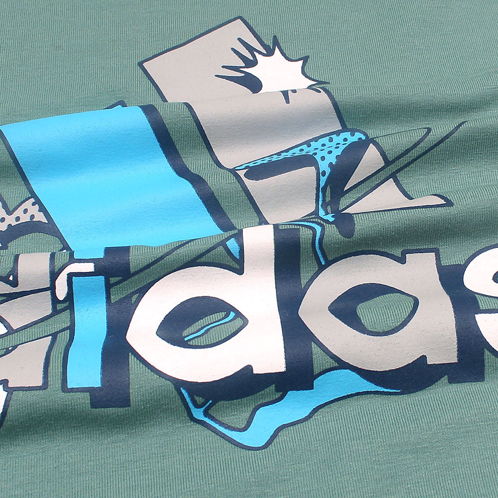 ADS Printed tshirt-aqua blue