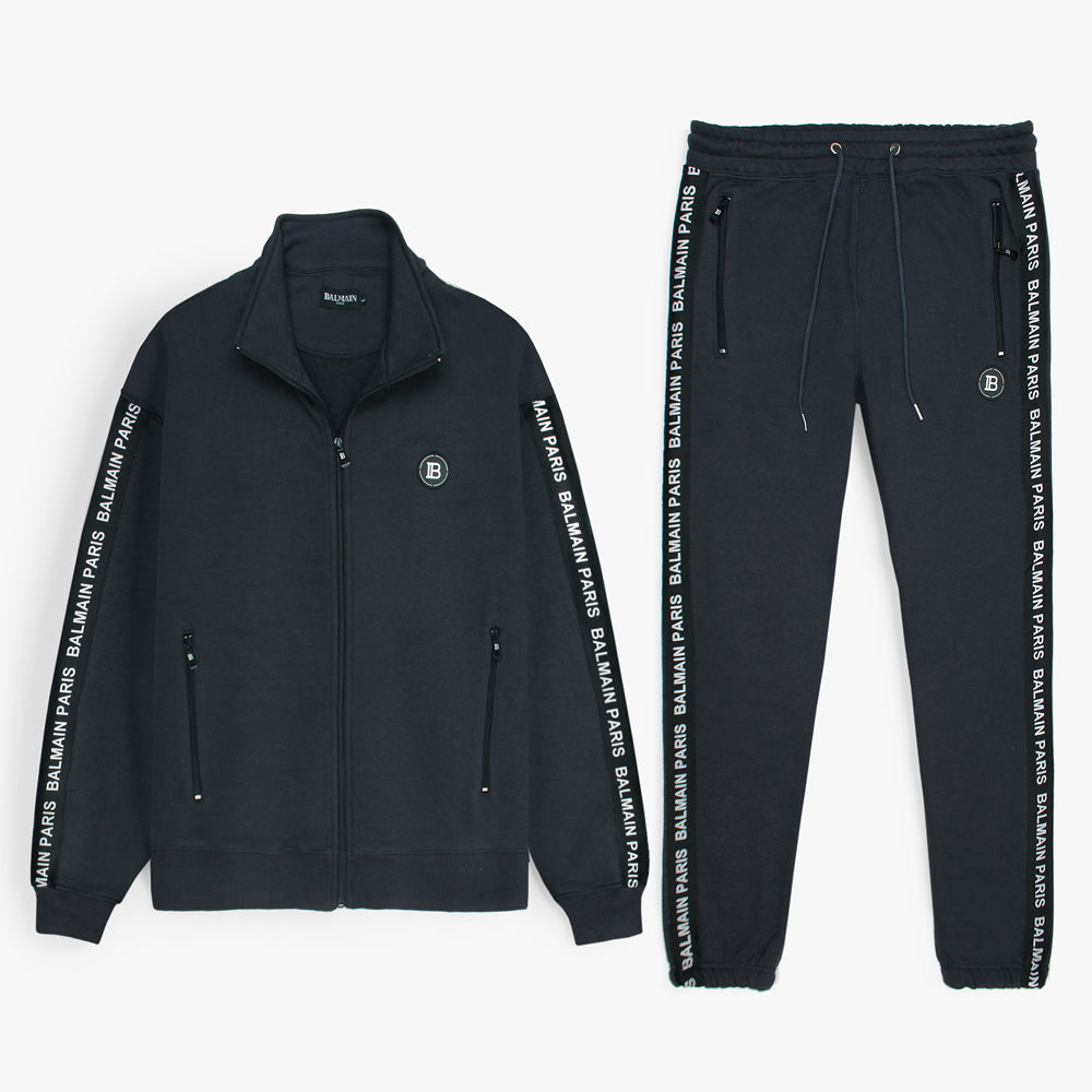 Blm Fleece Tracksuit (Blackish Grey)