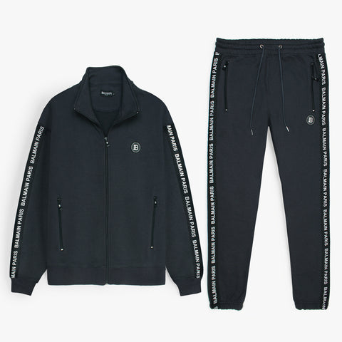 Blm Fleece Tracksuit (Blackish Grey)