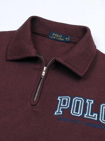 The RL Polo Fleece Sweatshirt (maroon)