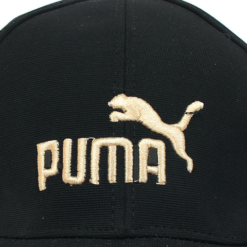 p.u.m.a cap black with gold