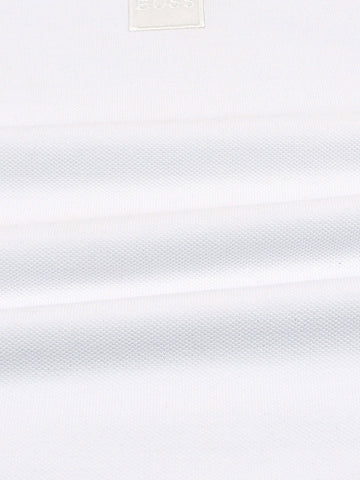 Hb zip polo-white