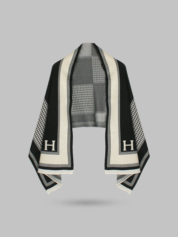 The Heritage Houndstooth 3-Piece Knit Set (Cream)