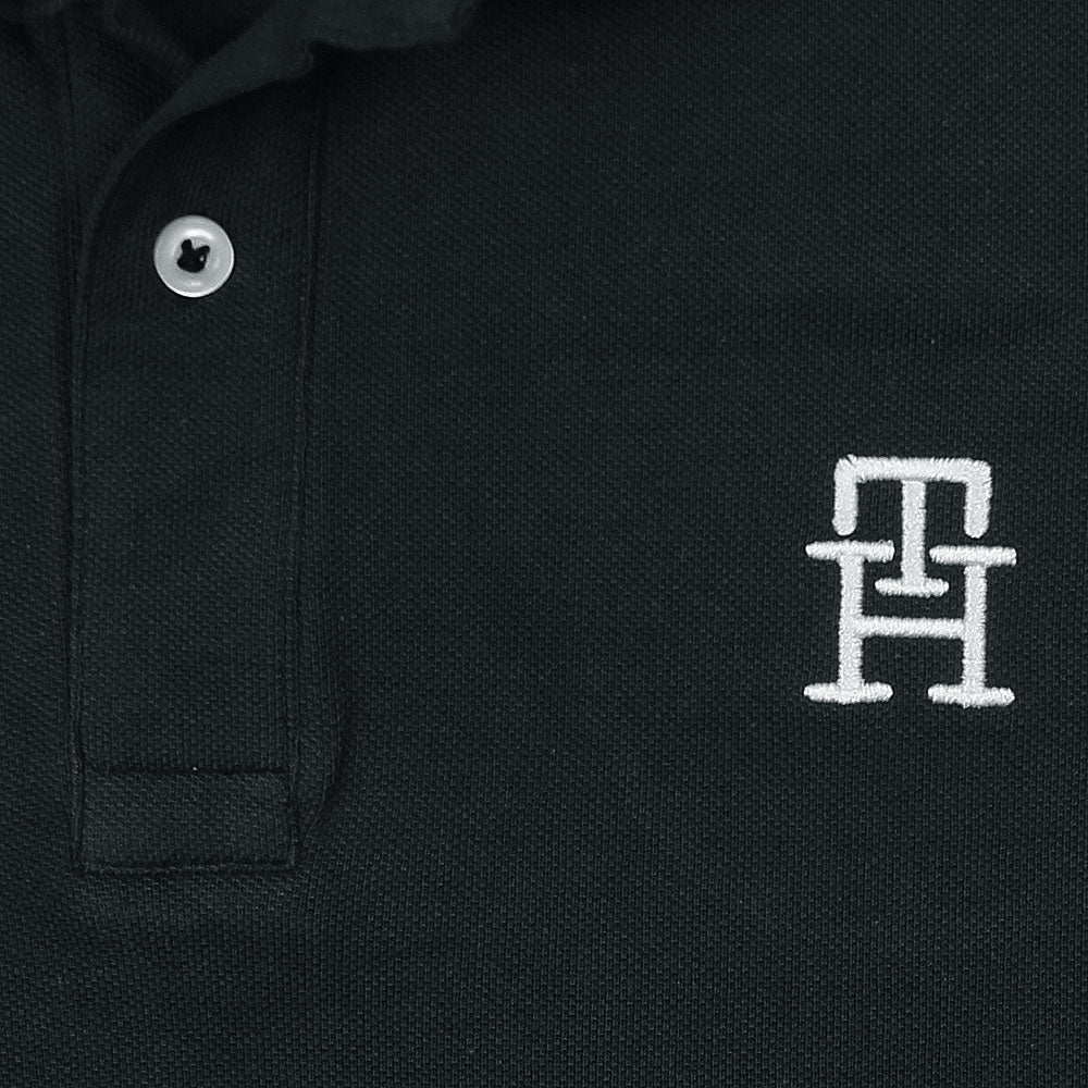 T-H logo polo (Black)
