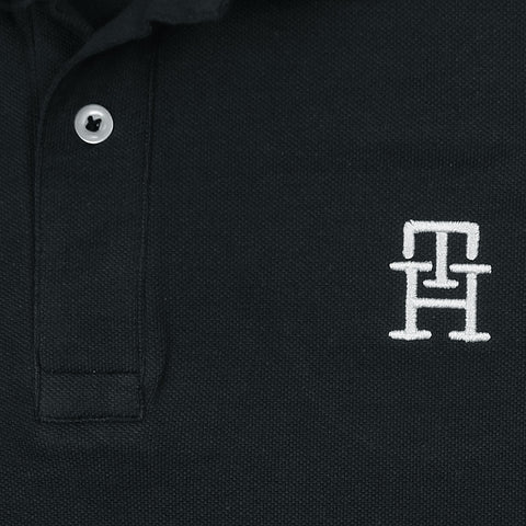 T-H logo polo (Black)