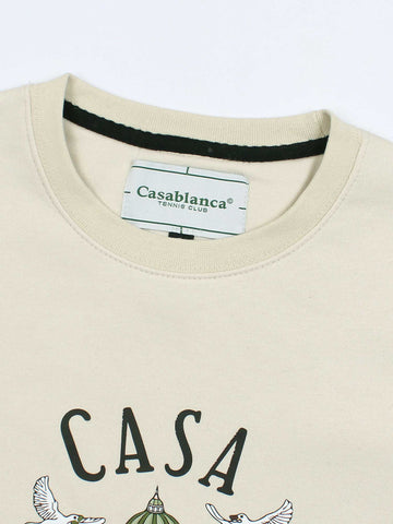 Brandahub sweartshirts The Cb Fleece Sweatshirt (beige) unisex