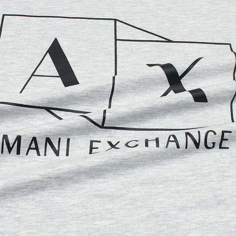 AX Printed tshirt-heather grey