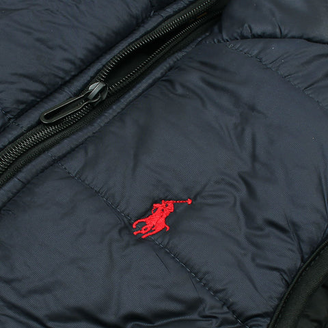 polo kids half sleeve puffer navy blue