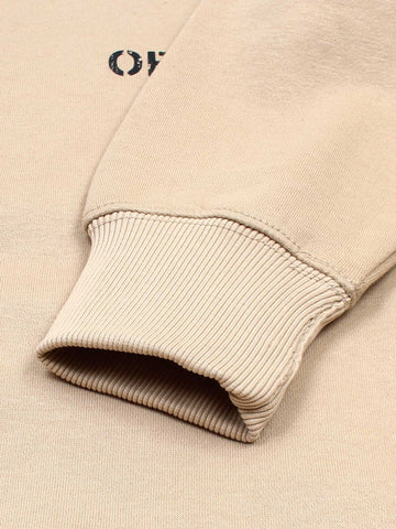 The OFF Fleece Sweatshirt (beige) unisex