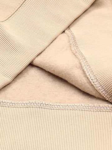 The OFF Fleece Sweatshirt (beige) unisex