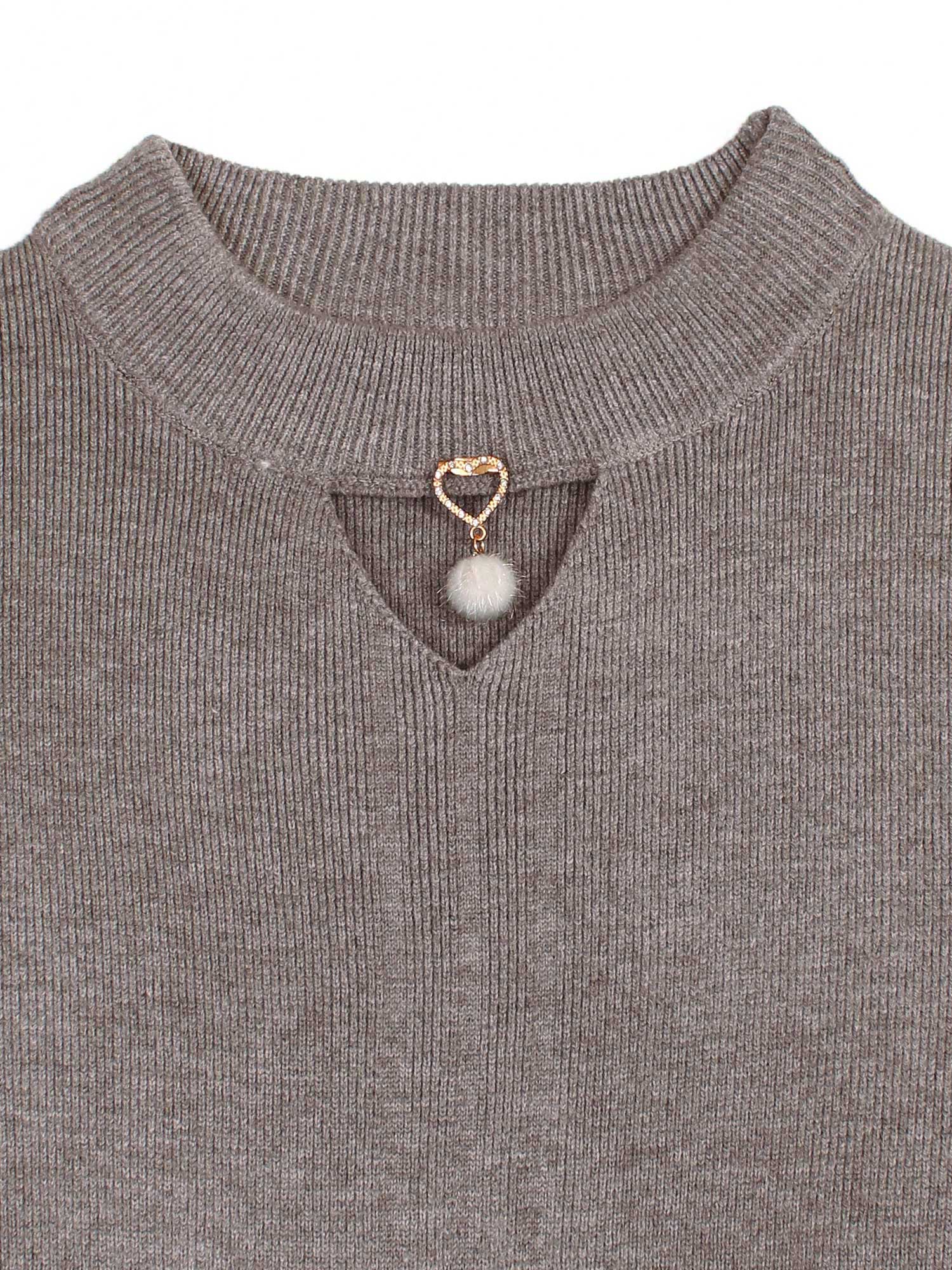 The Sweetheart Ribbed Knit Set (brown)