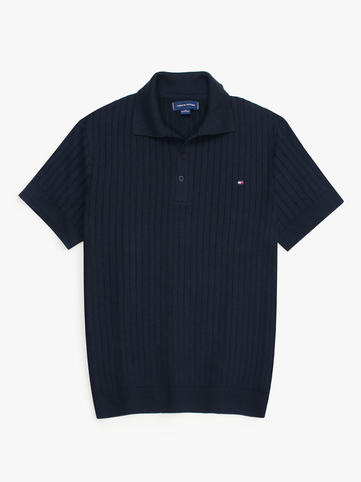 Th knit polo- navy blue