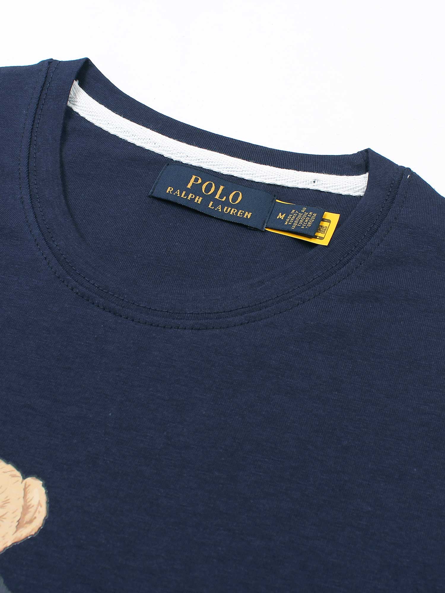 PRL bear T Shirt-navy blue